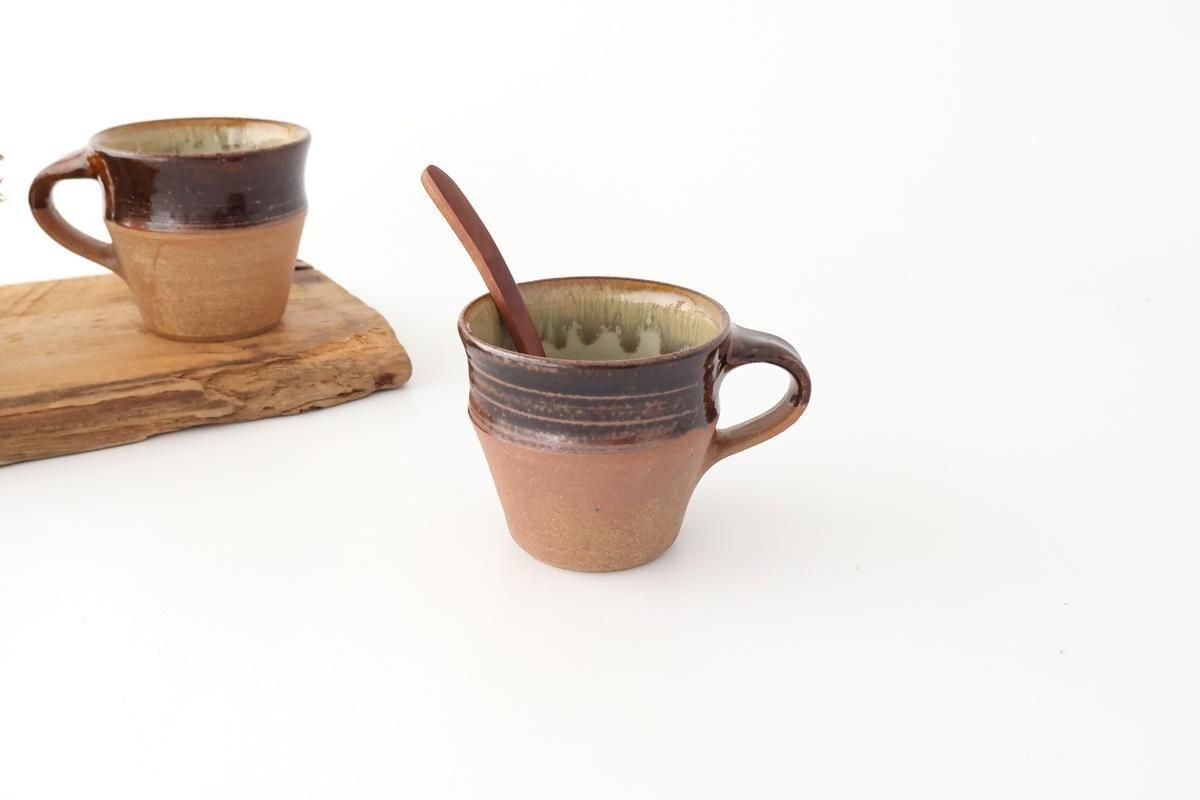マグカップ｜M｜茶｜陶器｜川尻製陶所｜益子焼｜和食器通販｜うちる