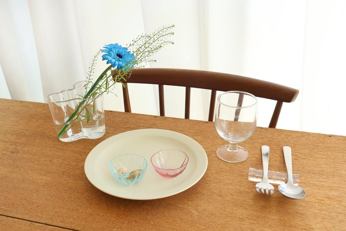 イッタラ｜アルヴァ・アアルト｜ベース｜95mm｜クリア｜ガラス