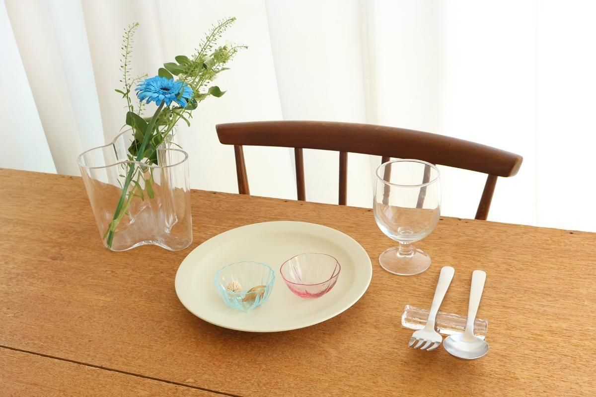 イッタラ｜アルヴァ・アアルト｜ベース｜120mm｜クリア｜ガラス