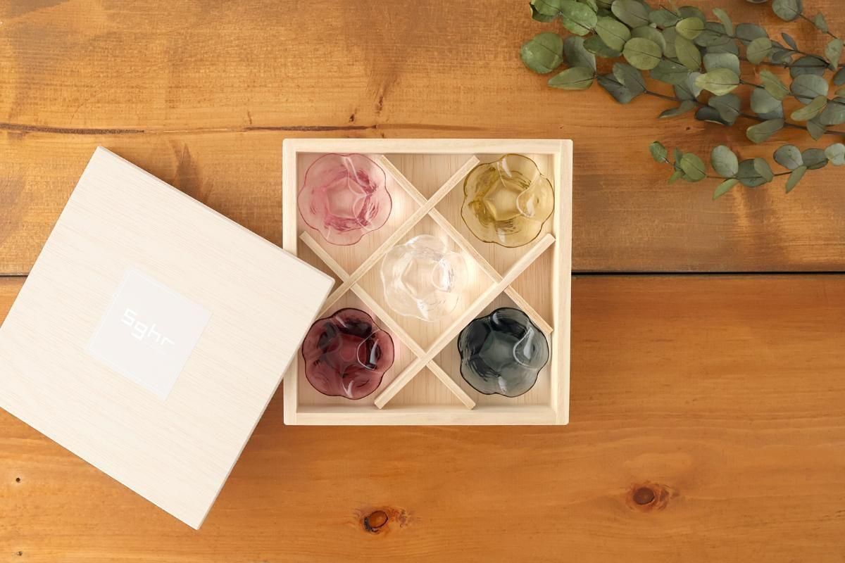 花はしおき：すりガラス 5個セット GIFT | ガラス製品 | Sghr