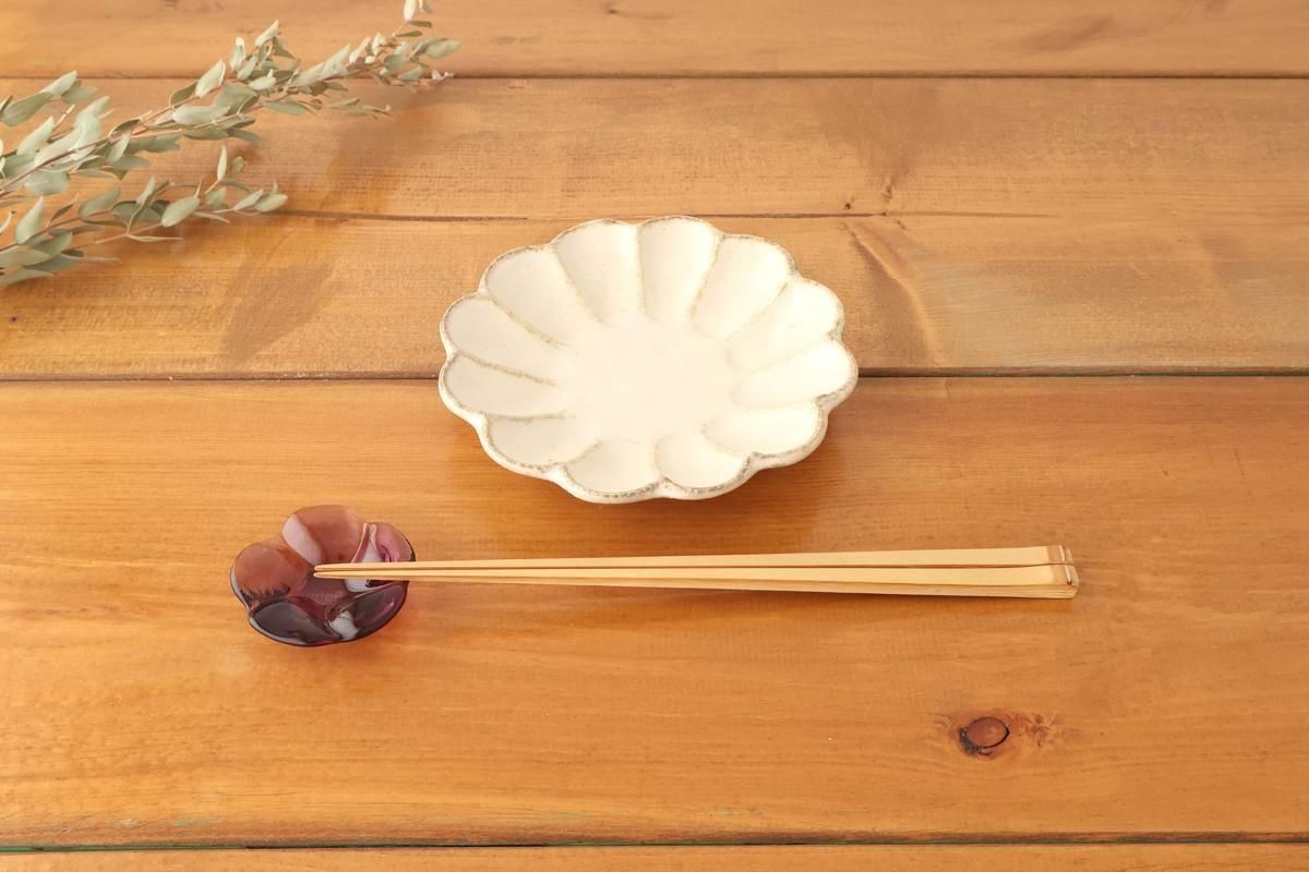 5点セット】｜花｜箸置き｜桐箱入り｜ガラス｜Sghr ｜スガハラ