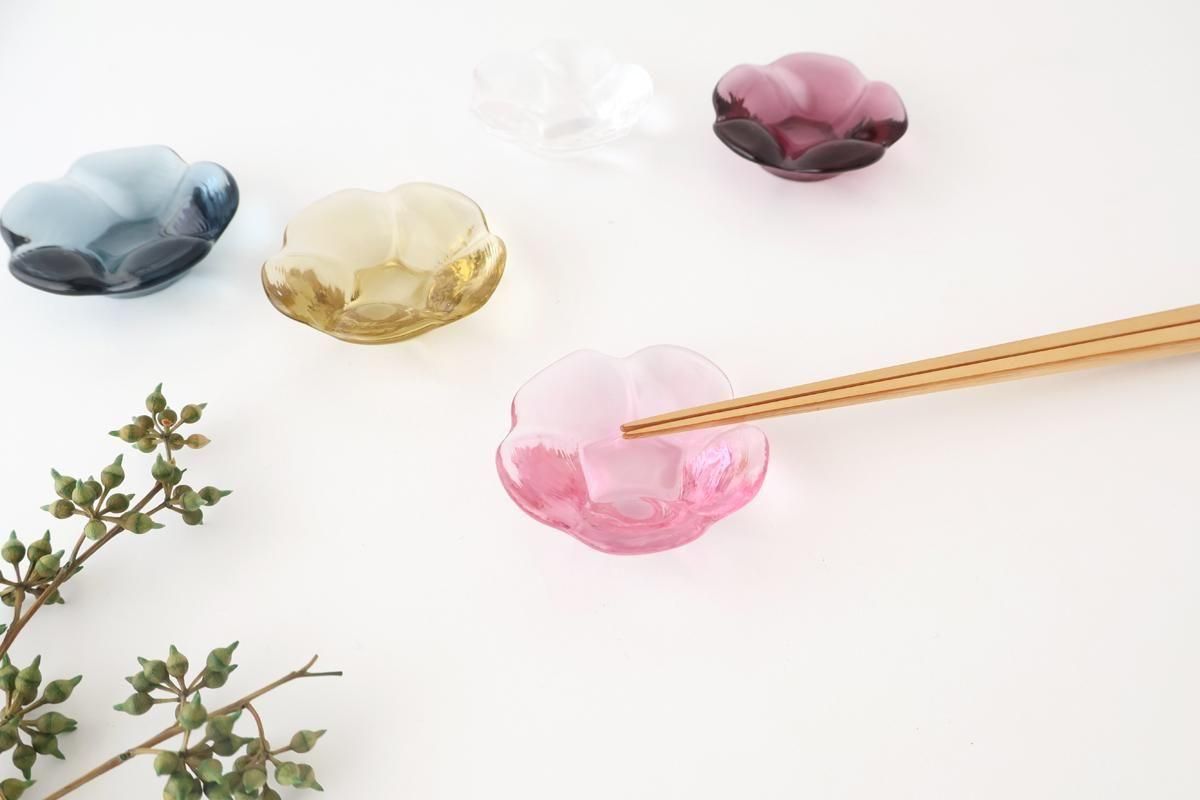 5点セット】｜花｜箸置き｜桐箱入り｜ガラス｜Sghr ｜スガハラ