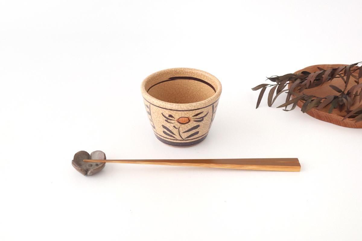 絵瀬戸赤絵そば猪口｜陶器｜喜多窯 霞仙 加藤裕重｜瀬戸焼｜和