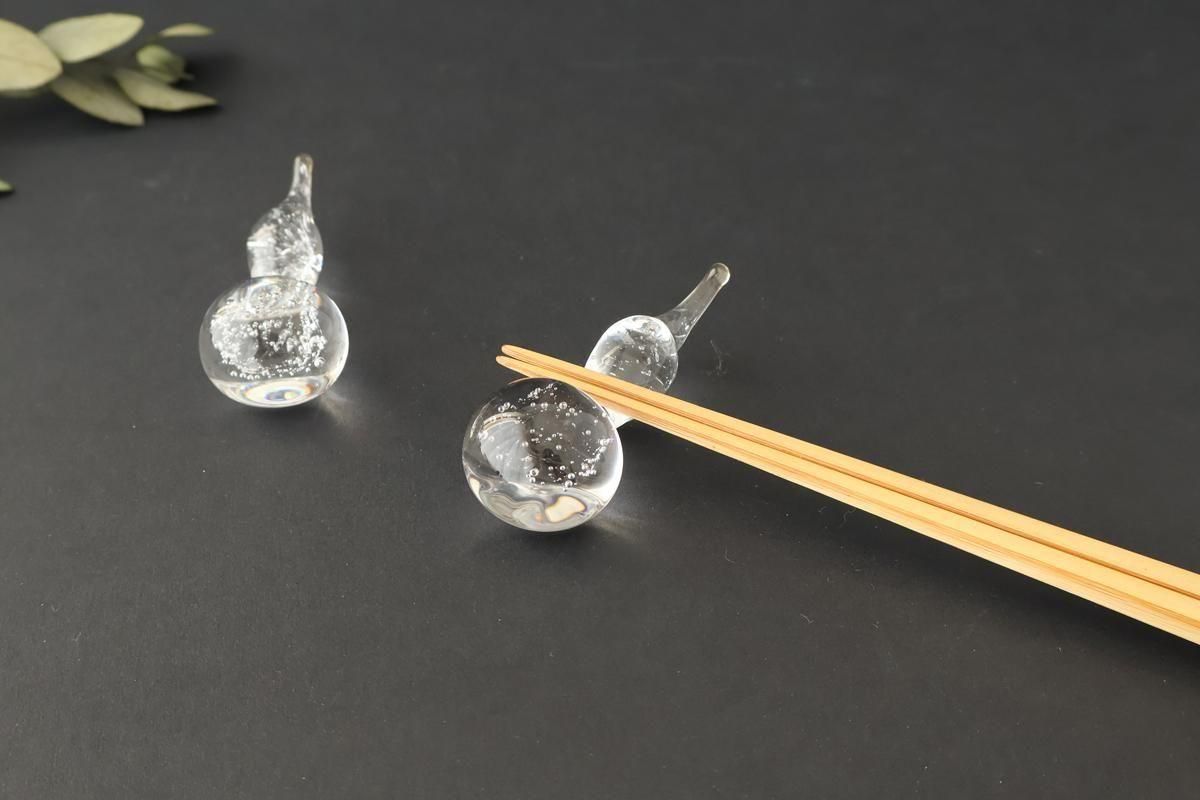 陶器製 ひょうたん型箸置き 5個セット 陶器製ひょうたん型箸置き