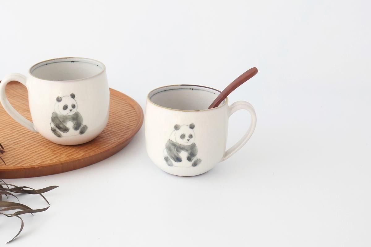 安南手｜マグ｜パンダ｜陶器｜Sugary Ceramics 福田栄一｜和食器通販