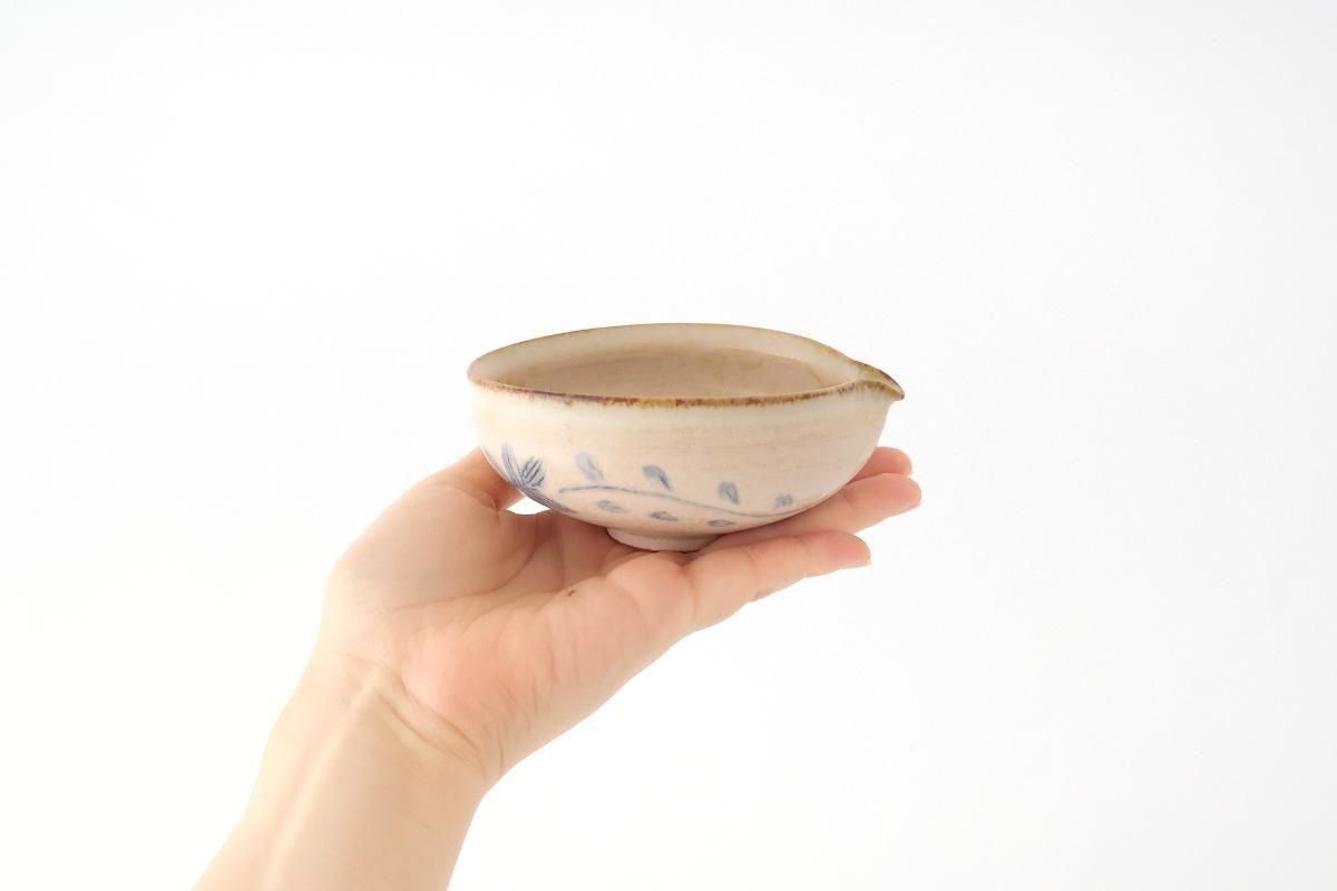 安南手片口｜白｜陶器｜的場美幸｜和食器通販｜うちる｜和食器の皿、鉢