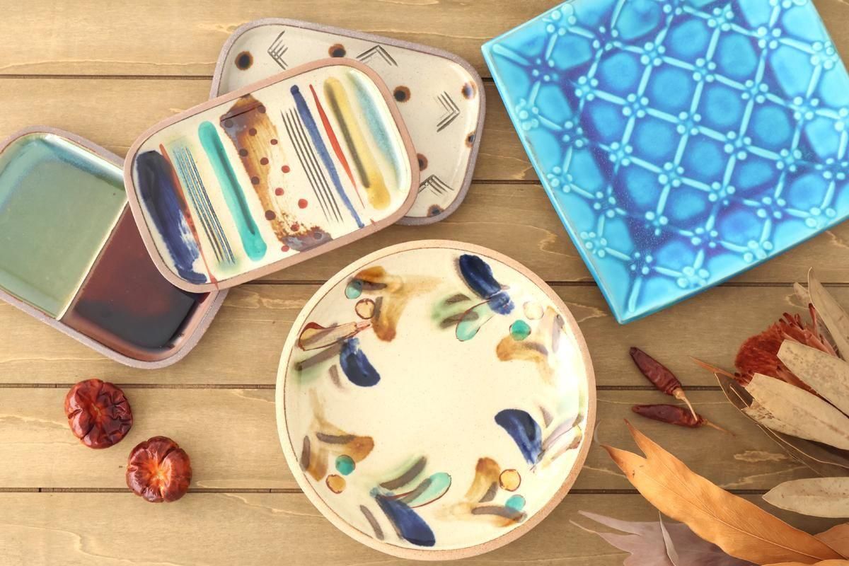 やちむん　一翠窯　6点セット 一翠窯（いっすいがま）