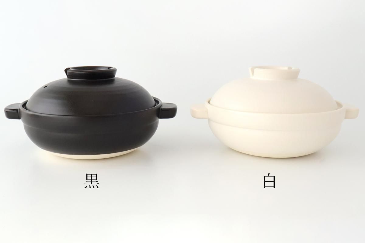 土鍋｜ふつう｜黒｜耐熱陶器｜かもしか道具店｜和食器通販｜うち