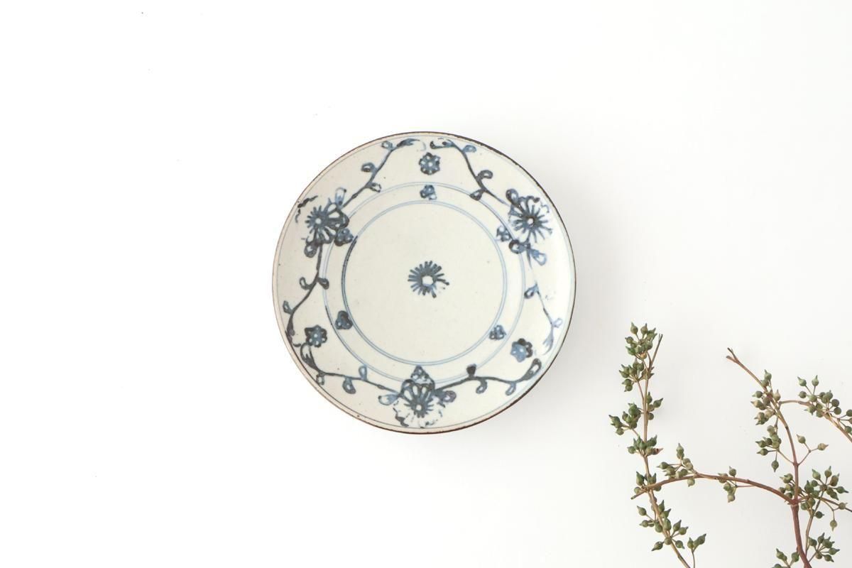 印判手｜5寸皿｜陶器｜陶彩窯｜砥部焼｜和食器通販｜うちる｜和食器の