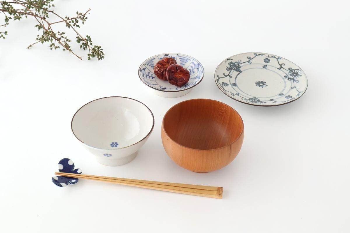 洒落た印判手のお皿５枚　和にも洋にも 印判手｜5寸皿｜陶器｜陶彩窯｜砥部焼｜和食器通販｜うちる｜和食器の