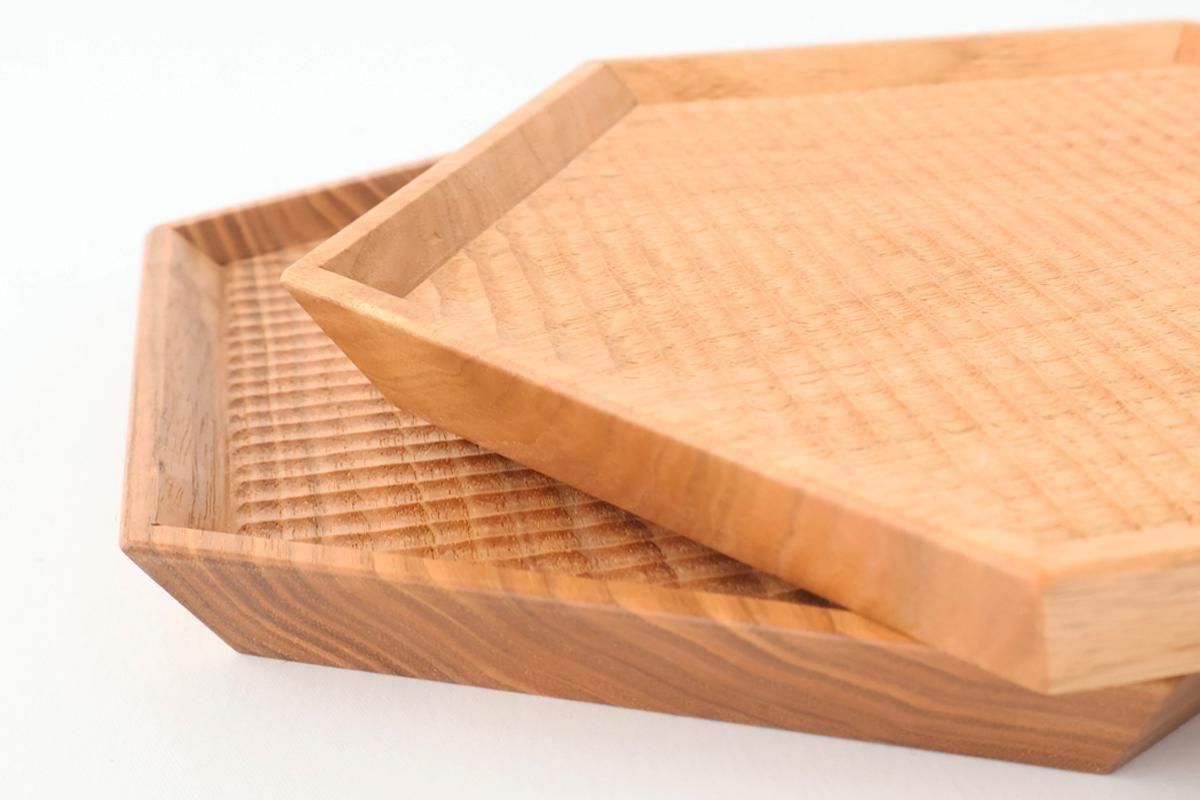 加賀雅之　彫り盆　クルミ 彫り盆(クルミ)／Semi-Aco 加賀雅之 - galerie n107