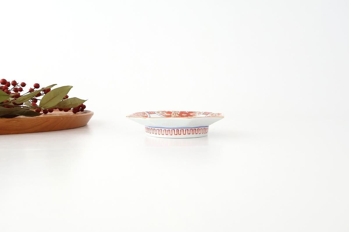 八角手塩皿｜四方花唐草｜磁器｜有田焼｜和食器通販｜うちる｜和食器の