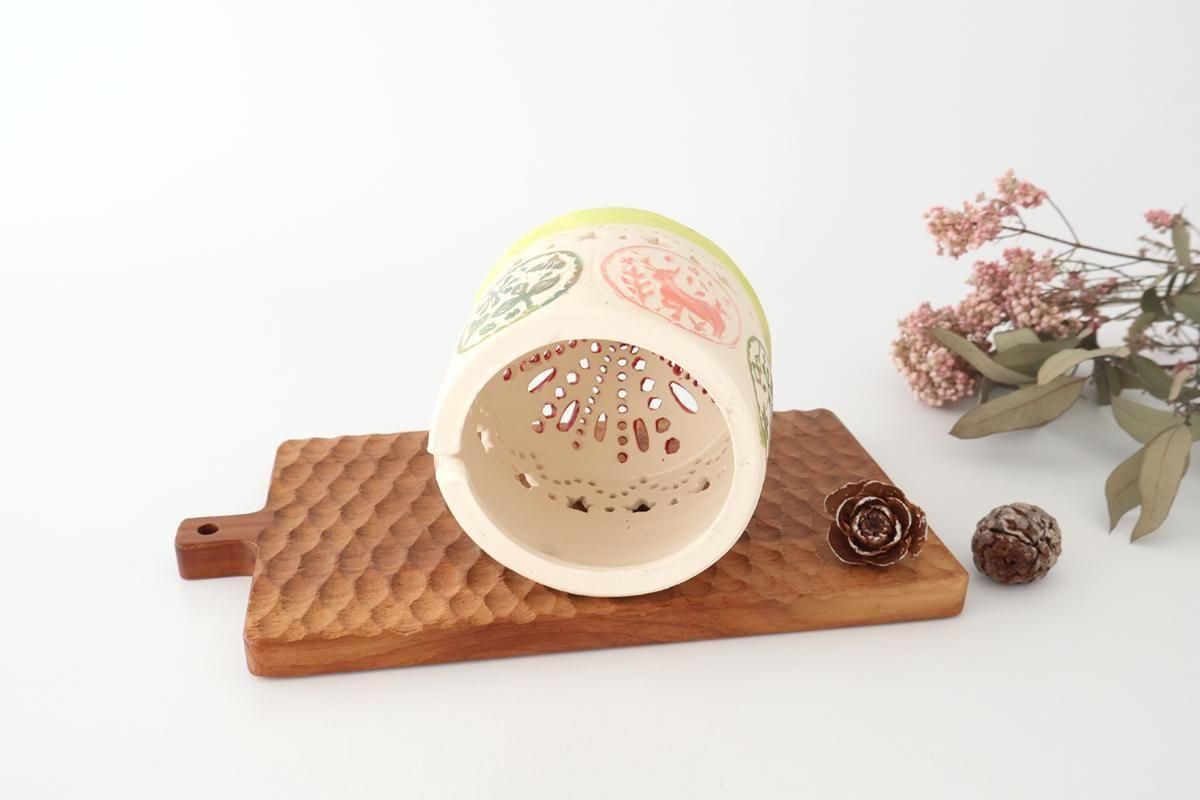 掻き落としランプシェード｜サーカス｜半磁器｜萩原由希子｜和食器通販