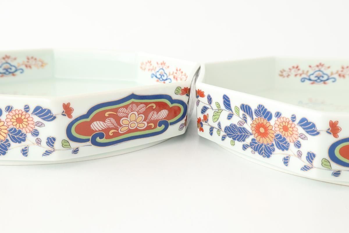 オードブル鉢｜錦菊花紋｜磁器｜林九郎窯｜波佐見焼｜和食器通販｜うち