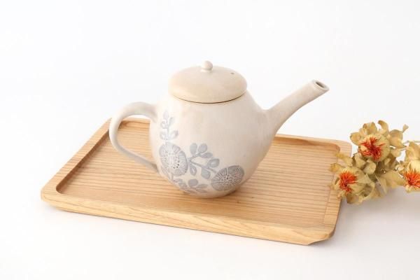 7寸リム皿｜花唐草紋｜陶器｜石井桃子｜和食器通販｜うちる｜和食器の