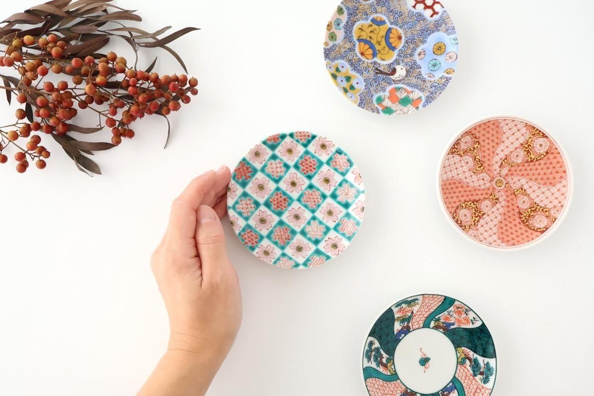 5枚セット】｜九谷アート小皿｜磁器｜Kutani Art｜九谷焼｜和食器通販