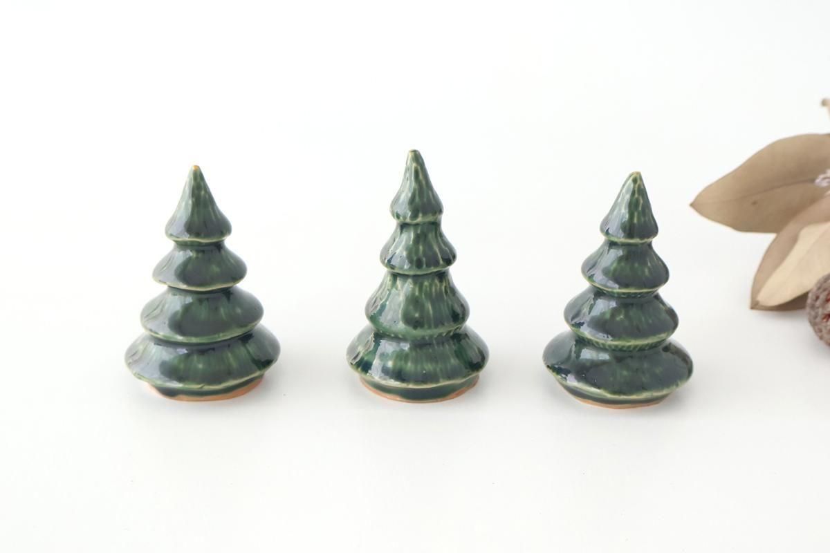 クリスマスツリー｜緑｜陶器｜渡邉奈津子｜和食器通販｜うちる｜和食器
