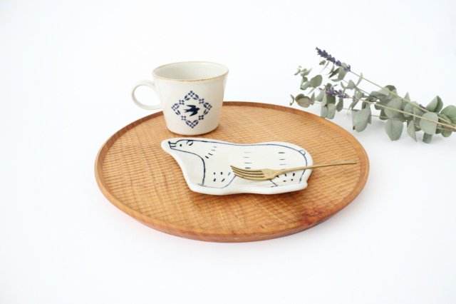 贅沢屋の シロクマ ツバメ 東峯未央 作家 和食器 器 箸置き 豆皿 食器 