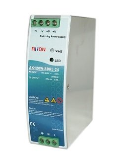 12V/10A(120W)　DINレール対応 AC/DCスイッチング電源AK120W-SDRL-12｜株式会社アコン
