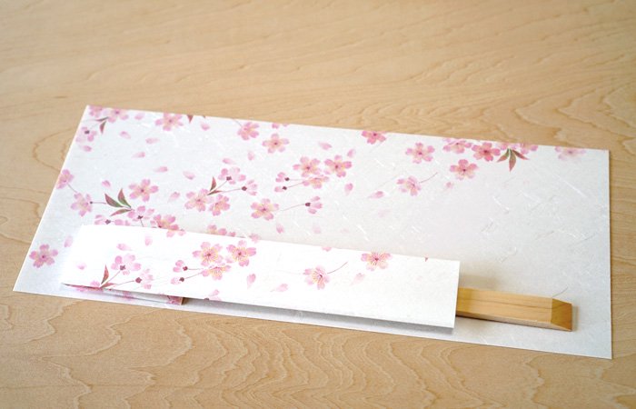 和紙 ミニ敷き紙 - 桜