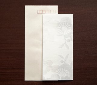 透かし和紙-梅の花-便箋封筒