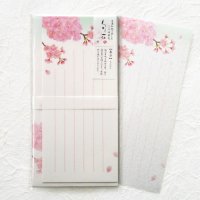 春の季節の一筆箋 封筒付 「旬花」　桜