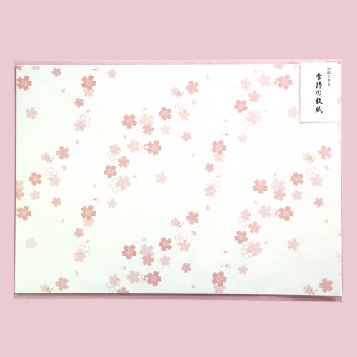 桜の敷き紙 印刷できる和紙 ランチョンマット 木乃香