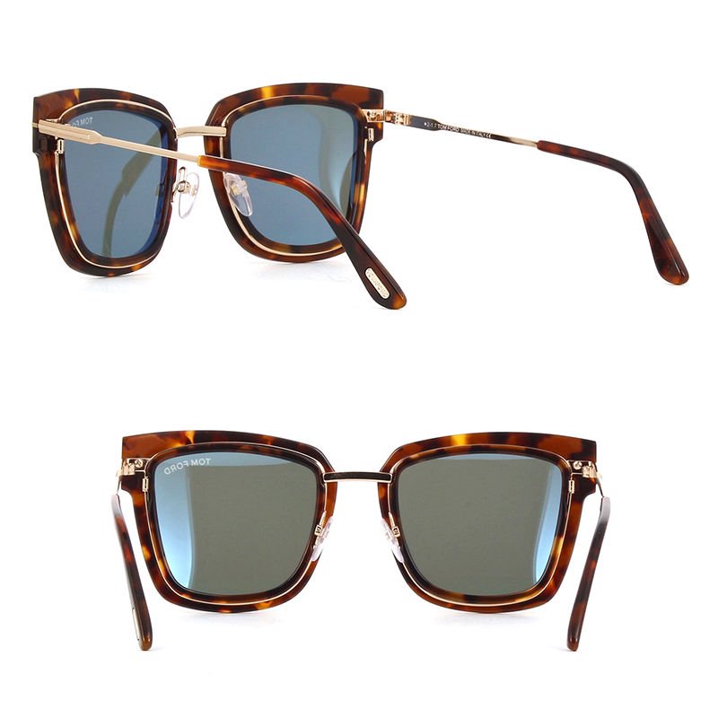 国産好評 トムフォード FT0573 Tom Ford FT0573 Lara-02 Sunglasses Havana Grey w/Blue  Gradient Lens 55X TF573：i-selection サングラス TOM FORD 低価高品質