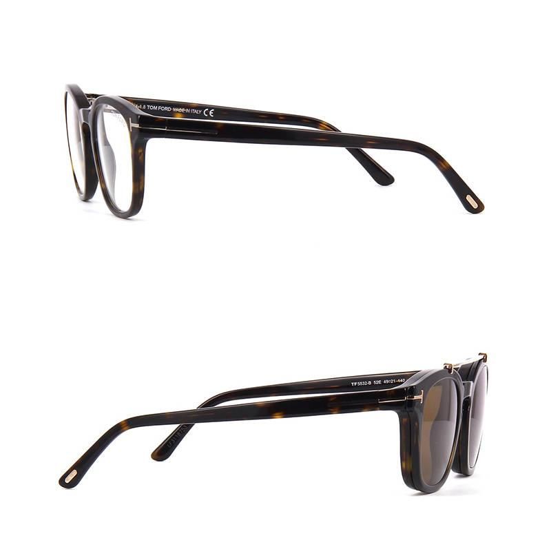 トムフォード TOM FORD TF5532-B(FT5532-B) 52E Blue Control with Clip On