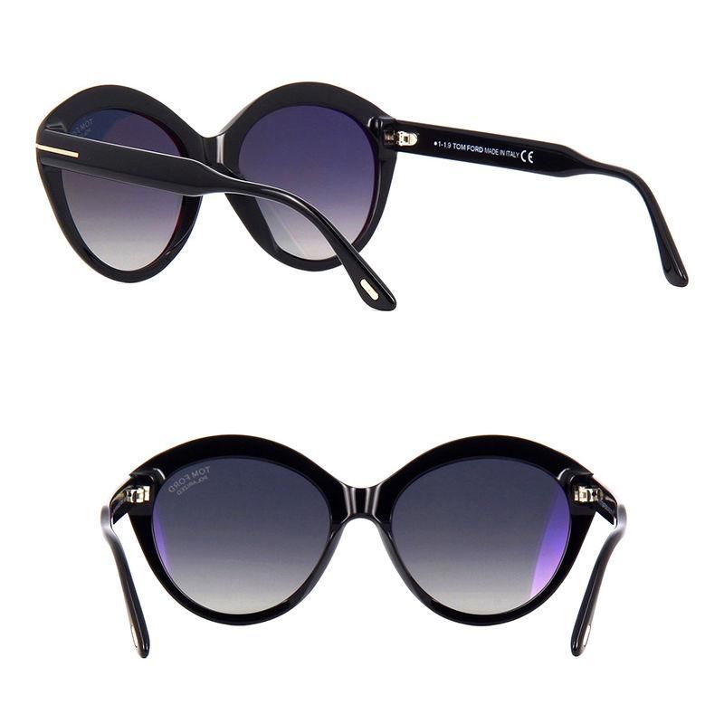 TOM FORD トムフォードサングラス ブラックMaxine TF763-F トムフォード TOM FORD MAXINE TF763(FT0763) 01D POLARISED