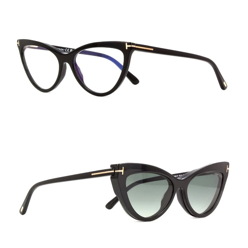 トムフォード TOM FORD TF5896-B(FT5896-B) 001 Blue Control With Magnetic Clip-On -  ブランドサングラス、メガネ通販 アイウェアスタジオ