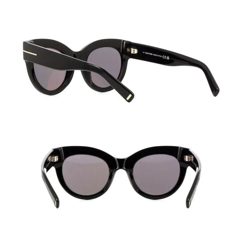 TOM FORD ブラックキャットアイサングラス TOM FORD ブラック