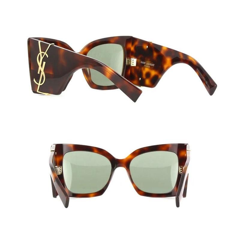 SAINT LAURENT SL M119/F BLAZE サングラス　ケース付 Saint Laurent™ SL M119/F BLAZE Oversized Sunglasses | EyeOns.com