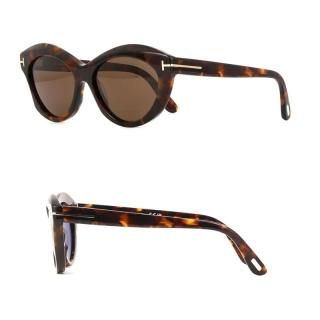 TOMFORD エティ ラウント フレム サンクラス FT1116 01X TOM FORD EYEWEAR トムフォード サングラス TF1119-D 01a ライト