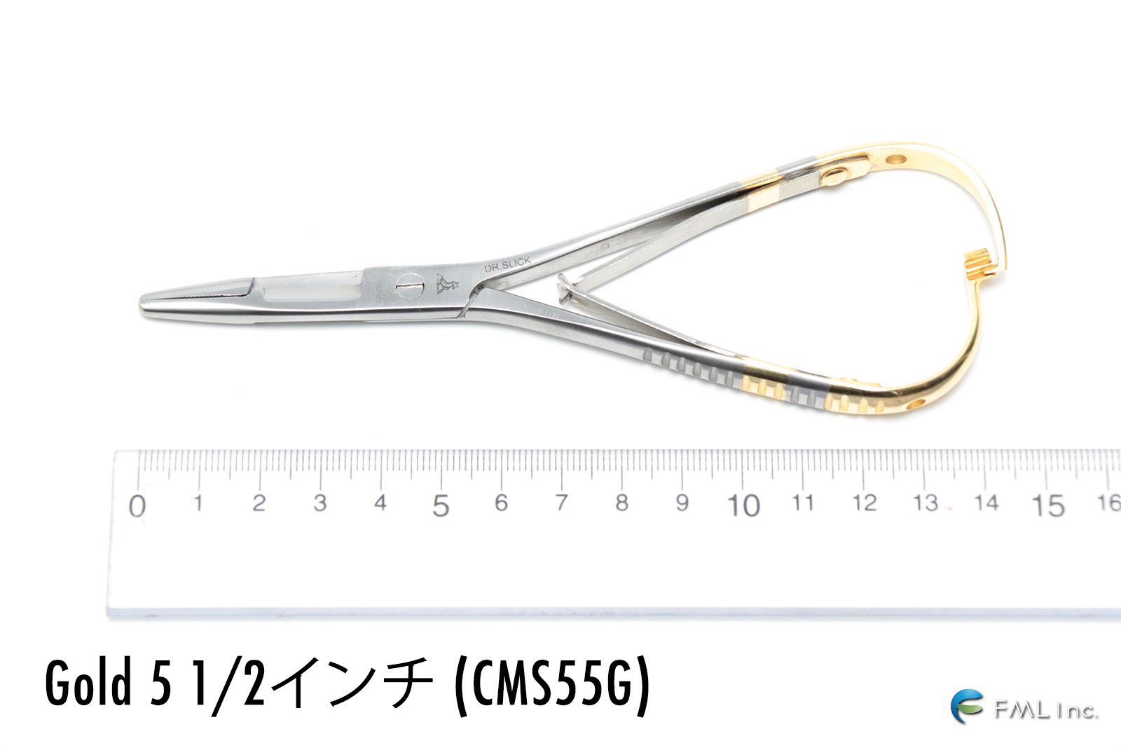 DR.SLICK Mitten Clamps Gold 5 1/2インチ (CMS55G) - FML FISHING