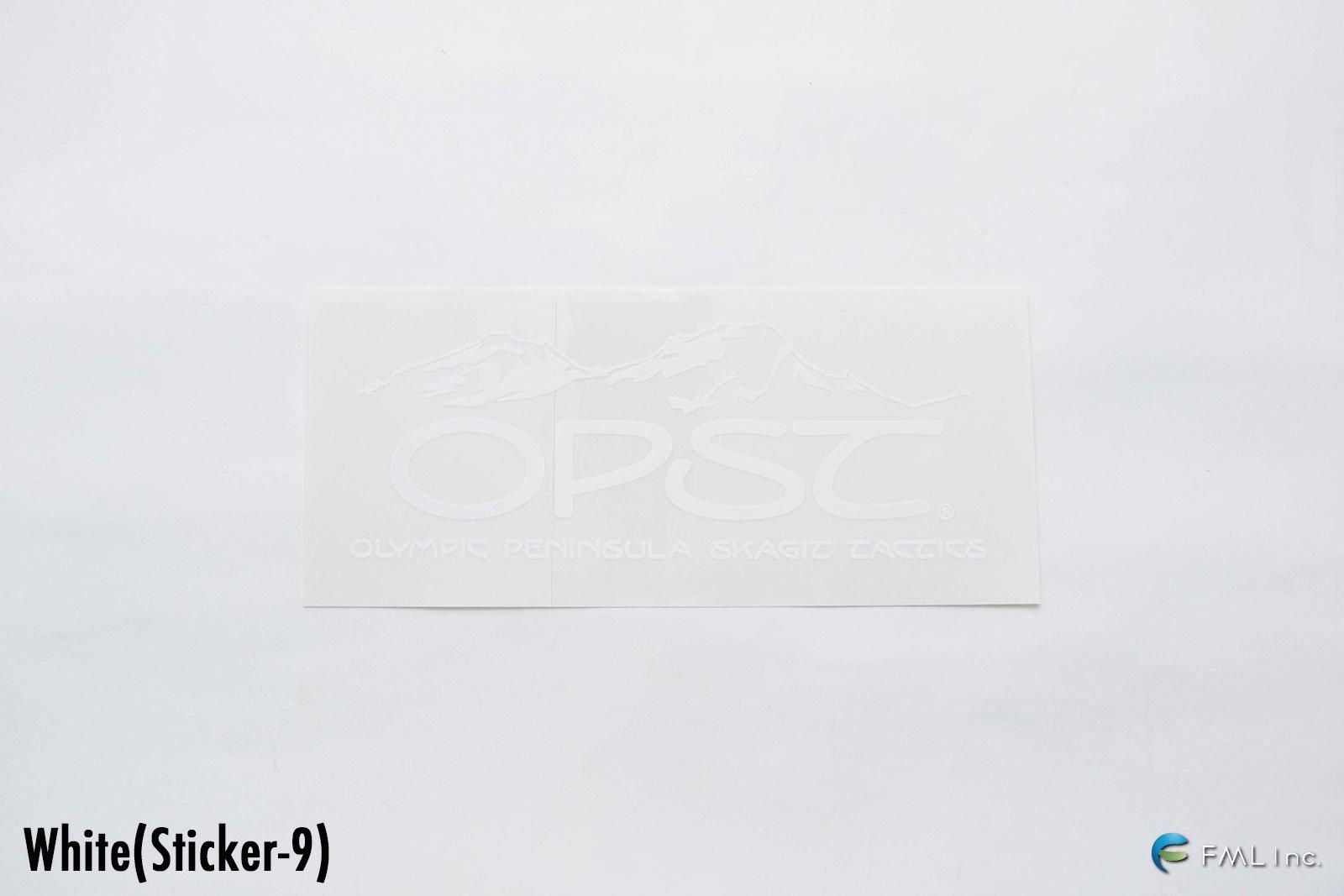 <img class='new_mark_img1' src='https://img.shop-pro.jp/img/new/icons57.gif' style='border:none;display:inline;margin:0px;padding:0px;width:auto;' />OPST Rectangular Stickers 8inch White (Sticker-9)