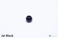 HARELINE DUBBIN 7/64 2.8mm Plummeting Tungsten Beads - Jet Black (764PT196)