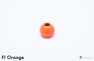 HARELINE DUBBIN 3/16 4.6mm Plummeting Tungsten Beads - Fl Orange(316PT137)	
