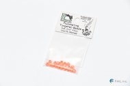 HARELINE DUBBIN 3/16 4.6mm Plummeting Tungsten Beads - Fl Orange(316PT137)	
