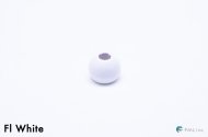 HARELINE DUBBIN 3/16 4.6mm Plummeting Tungsten Beads - Fl White(316PT141)
