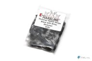 <img class='new_mark_img1' src='https://img.shop-pro.jp/img/new/icons5.gif' style='border:none;display:inline;margin:0px;padding:0px;width:auto;' />HARELINE DUBBIN Shimmer Rabbit Strips - Black with Silver Shimmer Oryctolagus Cuniculus(SHR1)