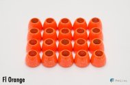<img class='new_mark_img1' src='https://img.shop-pro.jp/img/new/icons57.gif' style='border:none;display:inline;margin:0px;padding:0px;width:auto;' />HARELINE DUBBIN Tube Cone Heads - Fl Orange  Large 6.5mm (TCHL137)