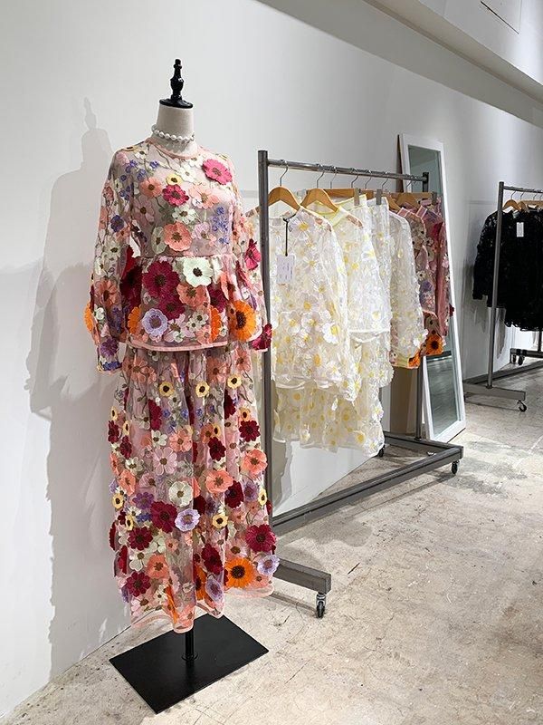 完売商品】新品未使用/Adonisis/デニムジャケット/パール