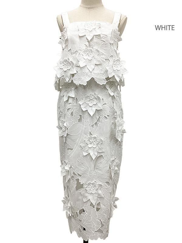 merge　花柄レース ビスチェ　38500円 セール】【MARGE/マージ】Floral lace cropped ビスチェ（ベスト