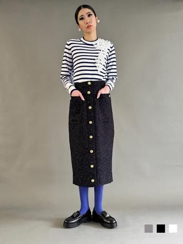 値下げしました!新品 未使用!アドニシス刺繍スパンコール入りタイトスカート Adonisis WEB STORE 公式通販サイト|アドニシス ウェブ ストア