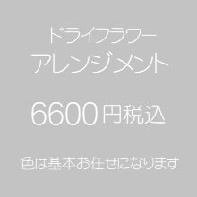 ドライフラワーアレンジメント　6600円