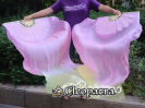 ベリーダンスファンベールpurple-pink-orange扇子撮影グッズ舞台安い激安 66
