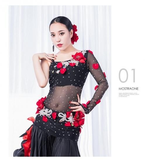 黒ダンストップス⭐︎アルゼンチンタンゴ、フラメンコ、社交ダンス、ベリーダンスラテン odt1-6.jpg