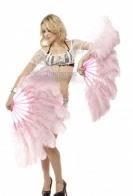 ピンクペア単層ベリーダンスやバーレスク道具豪華なフェザーファングッズ販売23