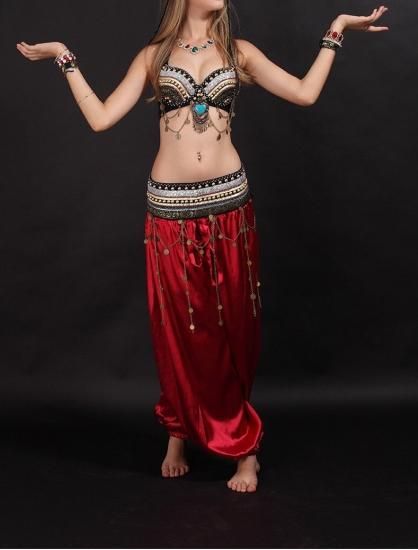 クチ族アンティークオーナメント★トライバルベリーダンス、民族スタイル 全8種】 クチ族のトライバルクチベルト 約105cm〜110cm の通販